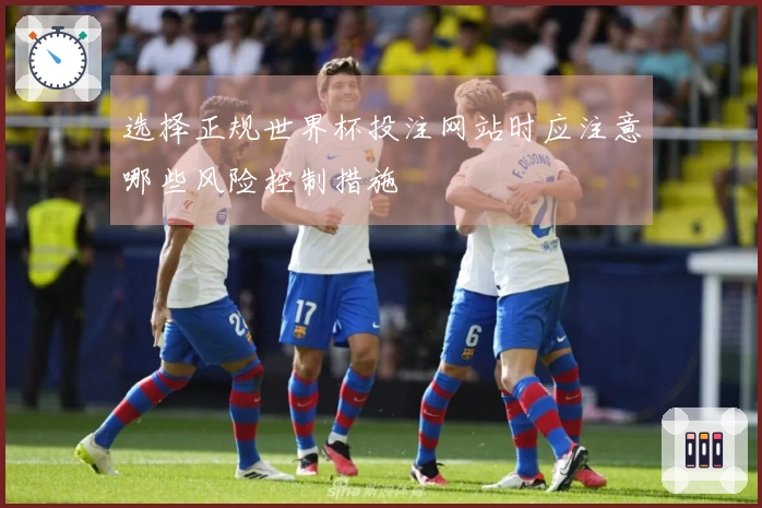 选择正规世界杯投注网站时应注意哪些风险控制措施