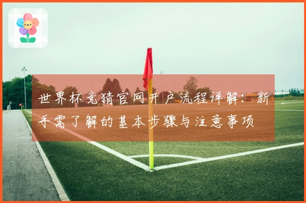 世界杯竞猜官网开户流程详解：新手需了解的基本步骤与注意事项
